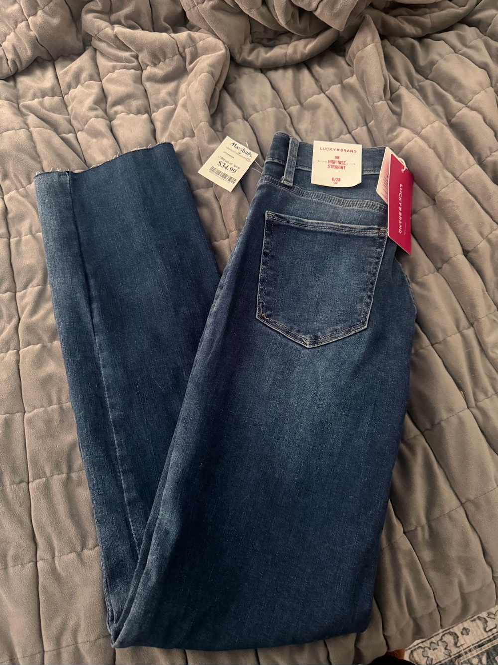 Lucky Brand Women's Dark Indigo Straight-Leg Jeans